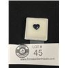 Image 1 : Dark Blue Sapphire 1.915 ct. Heart Cut- Opaque- Excellent Luster Madagascar- Untreated