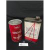 Image 2 : Empty Esso Marvelube Outboard Tin and Kendall Motor Oil Tin