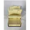 Image 2 : Vintage Union Pacific Railroad Desk Box w/ Branded Note Paper & CP Rail Folding Address Book