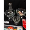Image 2 : Vintage Ice Cream Lot- Glass Cups, Soda Spoons, Advertising, Tom Boy Lid Milk Bottle