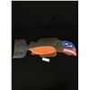 Image 1 : Signed First Nations Carving of a Salmon 25.5" Long