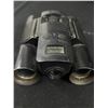 Image 3 : Vintage 12.5" x 12" Decorative Wall Shelf With Copper Fish Inlay and a pair of Binoculars