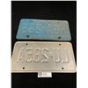 Image 2 : 2 Vintage New Jersey License Plates