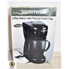 TOASTESS MINI COFFEE MAKER W/ THERMAL TRAVEL MUG