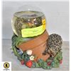 Image 1 : MUSICAL HEDGEHOG SNOW GLOBE *LOW WATER*