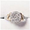 Image 1 : BZ784-47 10K WHITE GOLD DIAMOND RING