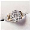 Image 2 : BZ784-47 10K WHITE GOLD DIAMOND RING