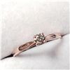 Image 2 : BZ784-42 10K ROSE GOLD DIAMOND (0.2CT,I1,G) RING