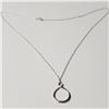 Image 2 : BZ784-24 SILVER 18" NECKLACE