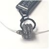 Image 1 : BZ784-1 SILVER MARCASITE 18" NECKLACE