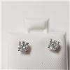 Image 1 : BZ784-35 14K WHITE GOLD DIAMOND EARRINGS