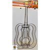 Image 1 : WIRE FRAMED GUITAR WALL HANGING DECOR OR CD RACK