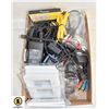 Image 1 : BOX OF ELECTRICAL CORDS AND ITEMS