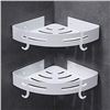 Image 1 : NEW GRICOL 2 PACK CORNER MOUNTED SHOWER SHELFS