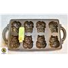 Image 1 : CAST IRON TEDDY BEAR MOULD