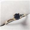 Image 2 : BZ784-41 10K YELLOW GOLD BLACK DIAMOND RING