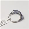 Image 4 : BZ784-44 10K WHITE GOLD TANZANITE (2.3CT) RING