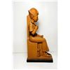 Image 4 : 25)  FROM ITALY, PHARAOH STATUE, SET ON BLACK