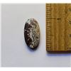 5)  ELONGATED OVAL 10.5 CT NATURAL LACE AGATE