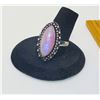Image 1 : 15)  NATURAL PINK RAINBOW MOONSTONE SIZE 8