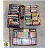 Image 1 : FLAT OF DVDS SOLD WITH 2 FLATS OF CASSETTES