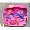 Image 1 : 150 PCS FULL PLASTIC CONTAINER DISNEY MEGA BLOCKS