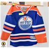 Image 1 : YOUTH SMALL OILERS JERSEY