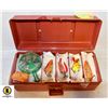 Image 1 : TACKLE BOX WITH LEADS AND FISHING LINE