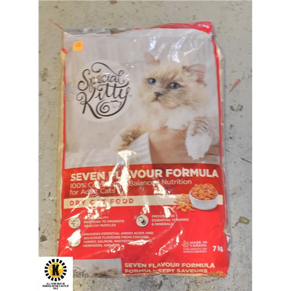 7 KG BAG OF SPECIAL KITTY CAT FOOD