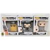 LOT OF 3 FUNKO POPS:  ADDAMS FAMILY