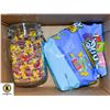 Image 1 : JAR & REFILL BAG W/ 380+ JOLLY RANCHER CANDIES