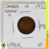 1932 GEORGE V ONE CENT VF