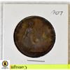 Image 1 : 1907 ONE PENNY LARGE