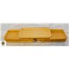 Image 1 : LOT OF FIVE 6" X 12" RECTANGLE BAMBOO TRAYS