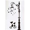 Image 1 : NEW STREET LAMP WITH 3 KITTEN AND BUTTERFLIES