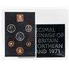 Image 1 : 1971 GREAT BRITAIN 8 COIN BU SET IN HOLDER SEALED