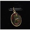 Image 1 : BZ1105-11 10K BLACK OPAL SMOKED(2CT) PENDANT