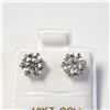 Image 1 : BZ1105-49 10K YELLOW GOLD MOISSANITE(2CT) EARRINGS