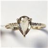 Image 1 : BZ1105-46 10K YELLOW GOLD SULTANITE DIAMOND RING