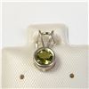 Image 1 : BZ1105-8 SILVER PERDOT 5MM PENDANT