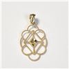 Image 1 : BZ1105-13 14K YELLOW GOLD 0.66G PENDANT