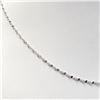 Image 1 : BZ1105-9 14K WHITE GOLD 0.7G 16" NECKLACE