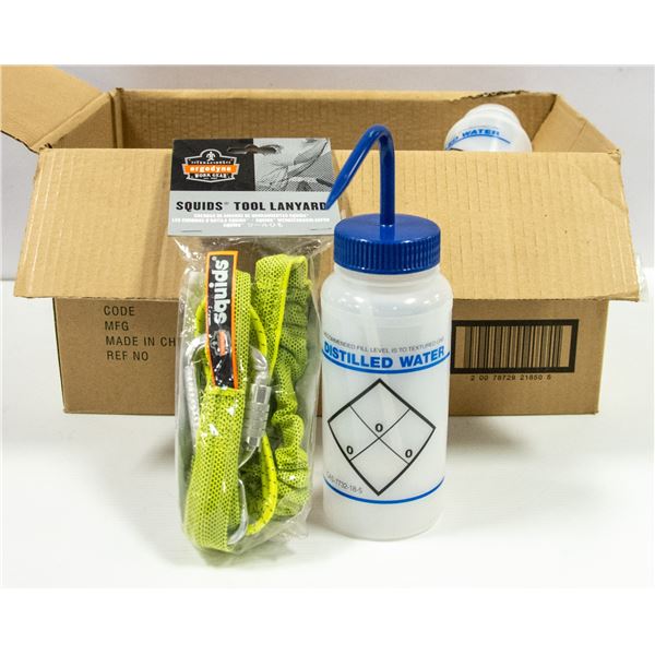 BOX WITH 500ML SQUIRT BOTTLES AND SQUID GEAR