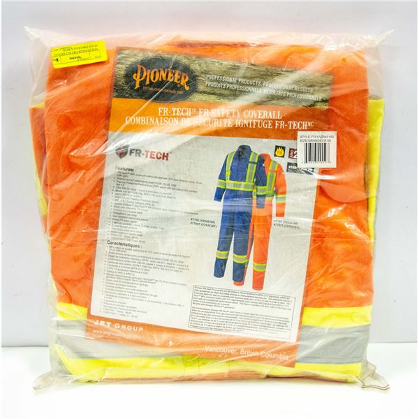 NEW PIONEER FIRE RETARDANT HI-VIS COVERALLS WITH