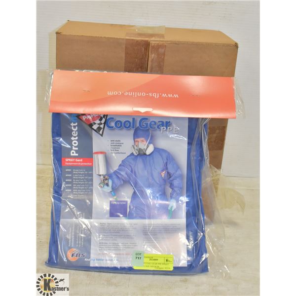 CASE OF COOL GEAR PPE SPRAY GUARDS SIZE MEDIUM