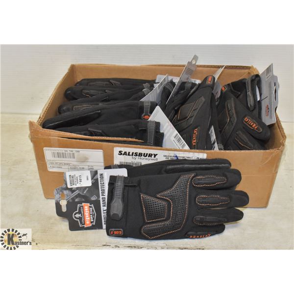 FLAT OF PROFLEC FULL FINGER TRADES GLOVES SIZE L