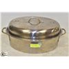 Image 1 : STAINLESS STEEL ROASTING PAN NEEDS CLEANING