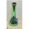 Image 1 : NEW 12" METALLIC GREEN BEAKER BONG