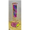 Image 1 : NEW 14" PINK THEMED CHECKERED BEAKER BONG