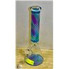 Image 1 : NEW 14" BLUE THEMED CHECKERED BEAKER BONG